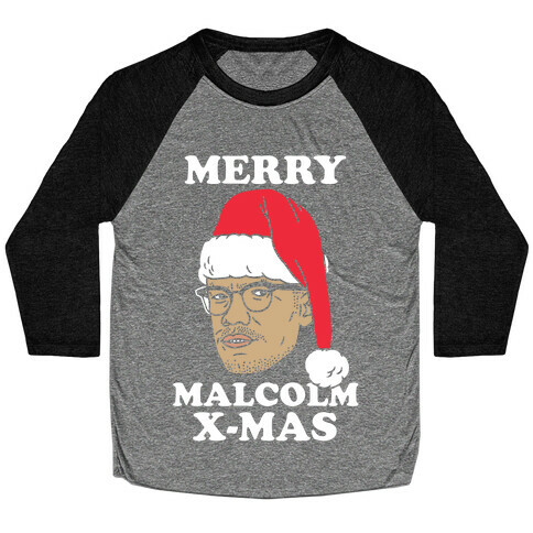 Malcolm X-Mas Baseball Tee