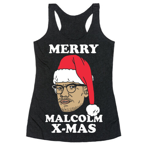 Malcolm X-Mas Racerback Tank Top