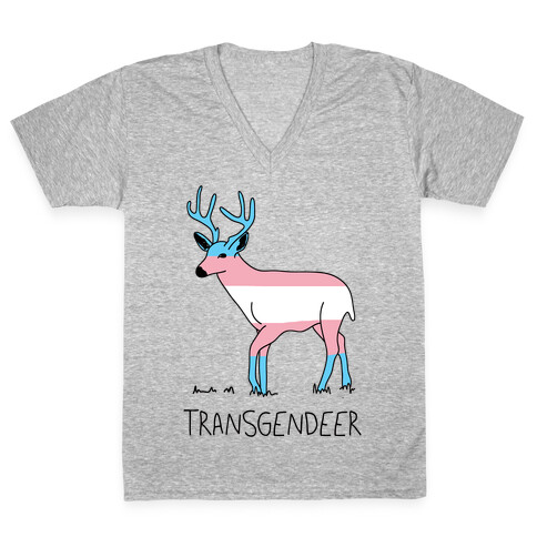 Transgendeer V-Neck Tee Shirt