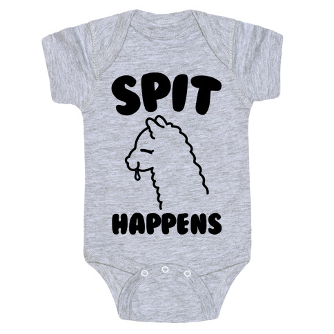 Spit Happens  Baby One-Piece