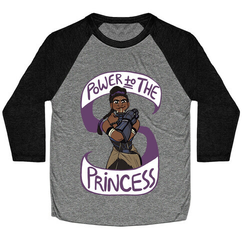 Power to the Princess Baseball Tee