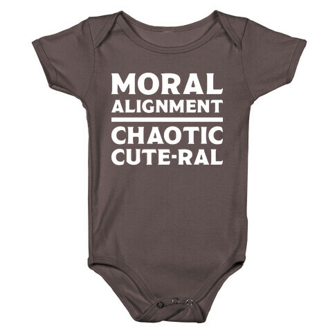 Moral Alignment Chaotic Cute-ral Baby One-Piece