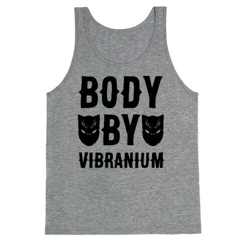 Body By Vibranium Parody Tank Top