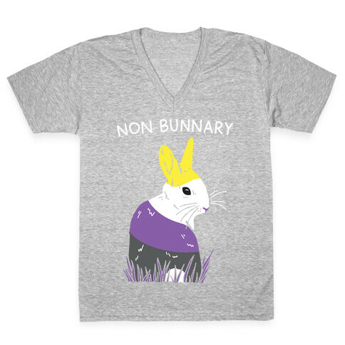 Non Bunnary V-Neck Tee Shirt