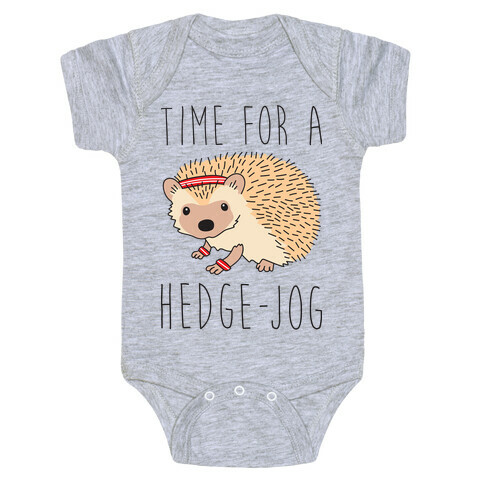 Time For A Hedge Jog Baby One-Piece