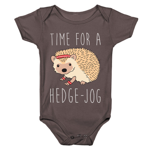 Time For A Hedge Jog Baby One-Piece