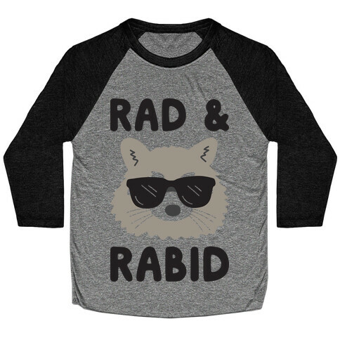 Rad & Rabid Baseball Tee