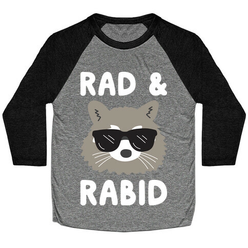 Rad & Rabid Baseball Tee