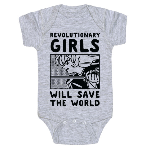 Revolutionary Girls Will Save The World Baby One-Piece