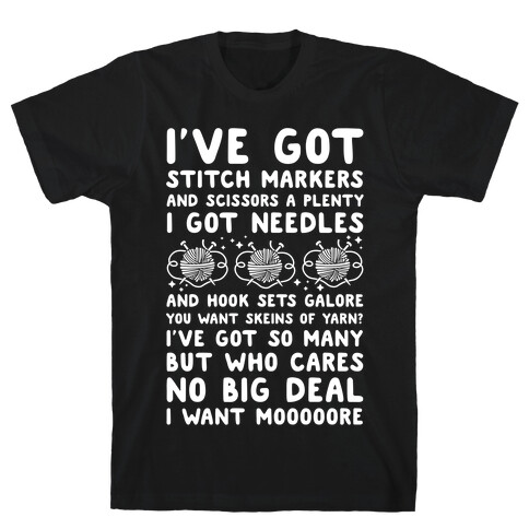 I've Got Stitch Markers Little Mermaid Knitting Parody T-Shirt