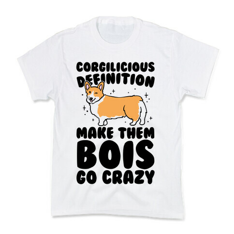 Corgilicious Parody  Kids T-Shirt