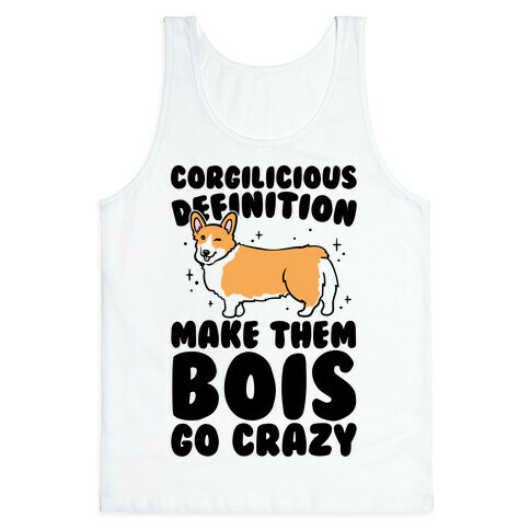 Corgilicious Parody  Tank Top