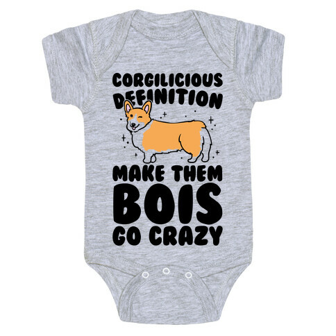 Corgilicious Parody  Baby One-Piece