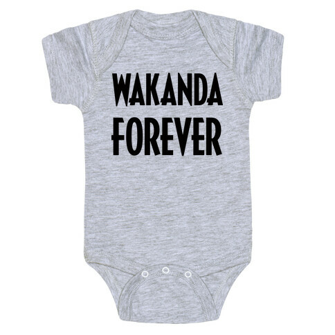 Wakanda Forever Baby One-Piece