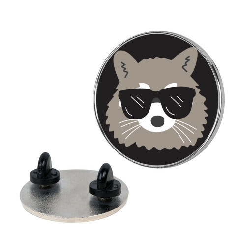 Cool Raccoon Pin