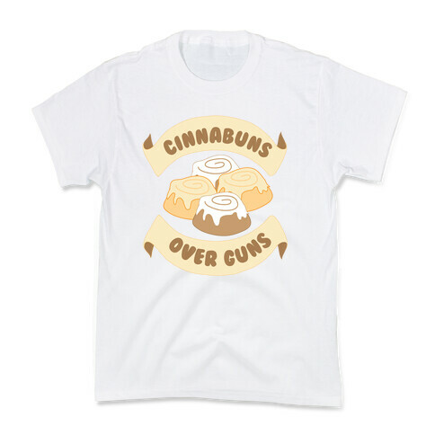 Cinnabuns Over Guns Kids T-Shirt