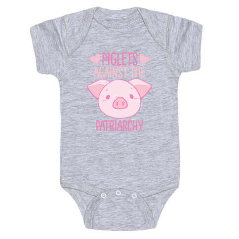 Piglets Against the Patriarchy  Baby One-Piece