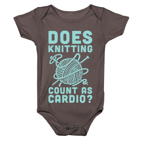 Does Knitting Count as Cardio? Baby One-Piece