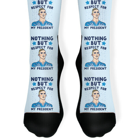 Nothing But Respect For My President Adam Rippon Parody Sock
