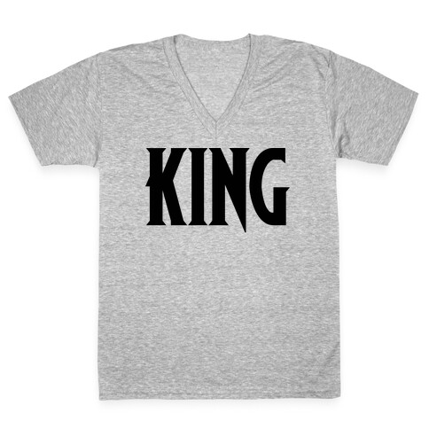 King Parody V-Neck Tee Shirt