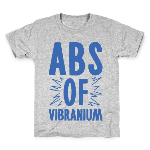 Abs Of Vibranium Parody Kids T-Shirt