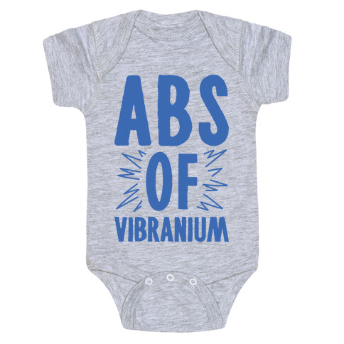 Abs Of Vibranium Parody Baby One-Piece