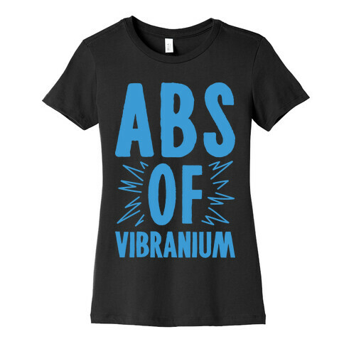 Abs Of Vibranium Parody Womens T-Shirt