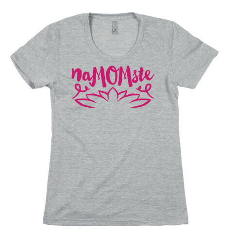 NaMOMste Yoga Mom Parody Womens T-Shirt