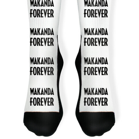 Wakanda Forever Sock