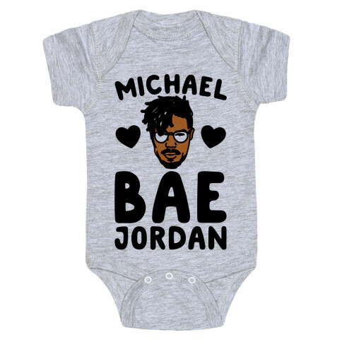 Michael Bae Jordan Parody Baby One-Piece