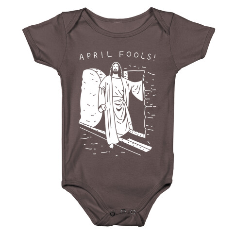 April Fools Jesus Baby One-Piece