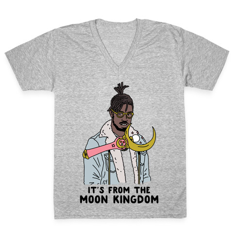 It's From The Moon Kingdom V-Neck Tee Shirt