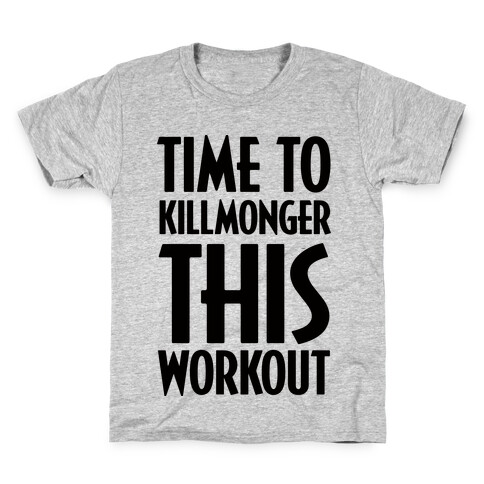 Time To Killmonger This Workout Kids T-Shirt