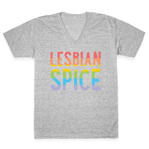 Lesbian Spice V-Neck Tee Shirt
