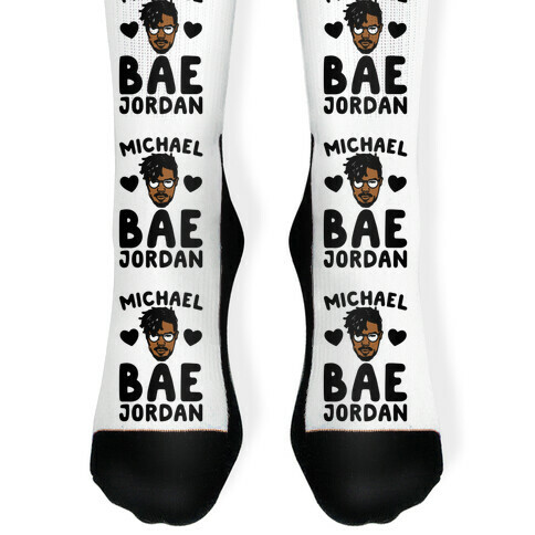 Michael Bae Jordan Parody Sock