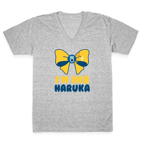 I'm Her Haruka (1 of 2) V-Neck Tee Shirt