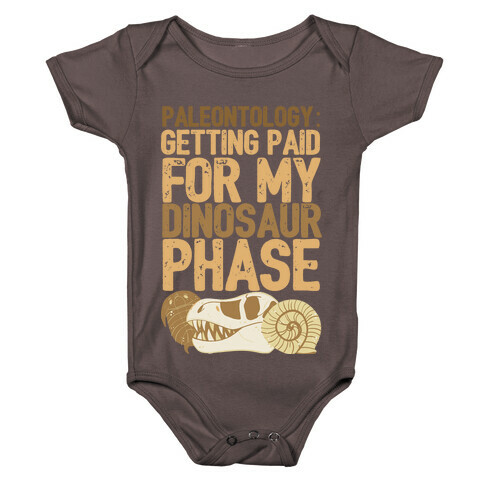 Paleontology: Getting Paid for my Dinosaur Phase Baby One-Piece