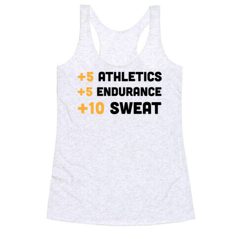 +10 Sweat Racerback Tank Top