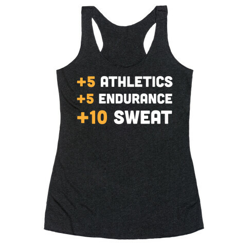 +10 Sweat Racerback Tank Top