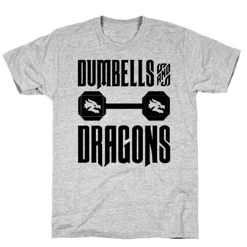 Dumbells & Dragons Parody T-Shirt