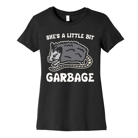 I'm A Little Bit Country She's A Little Bit Garbage Pairs Shirt White Print Womens T-Shirt