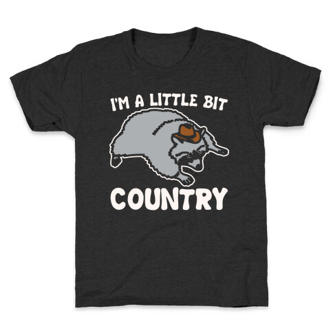 I'm A Little Bit Country She's A Little Bit Garbage Pairs Shirt White Print Kids T-Shirt