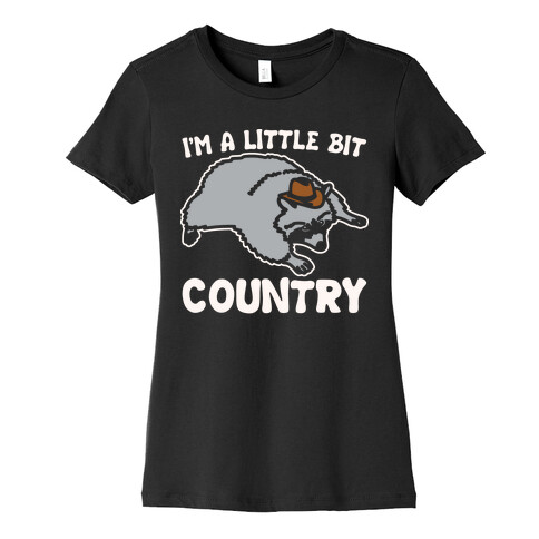 I'm A Little Bit Country She's A Little Bit Garbage Pairs Shirt White Print Womens T-Shirt