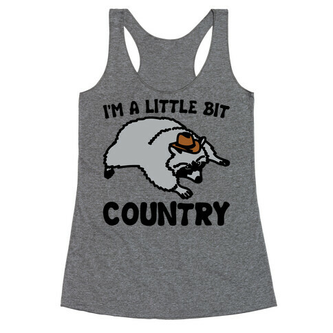 I'm A Little Bit Country She's A Little Bit Garbage Pairs Shirt Racerback Tank Top