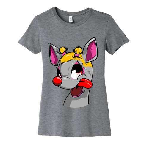 Rudolph the Ratchet Reindeer (No Text) Womens T-Shirt