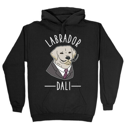 Labrador Dali  Hooded Sweatshirt
