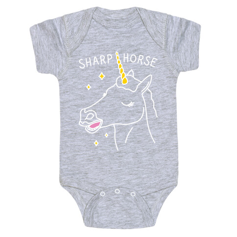 Sharp Horse Baby One-Piece