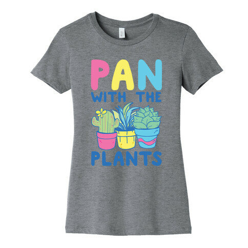 Pan with the Plants Womens T-Shirt