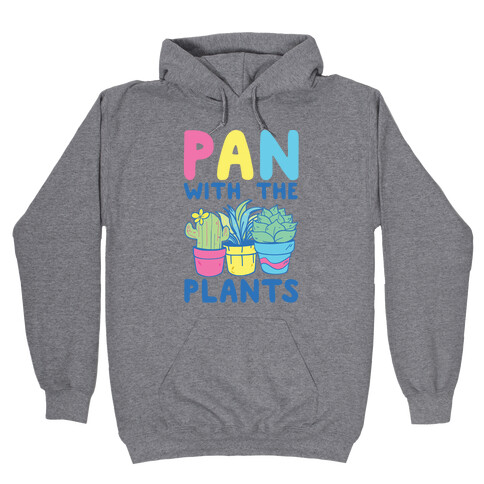 Pan with the Plants Hooded Sweatshirt