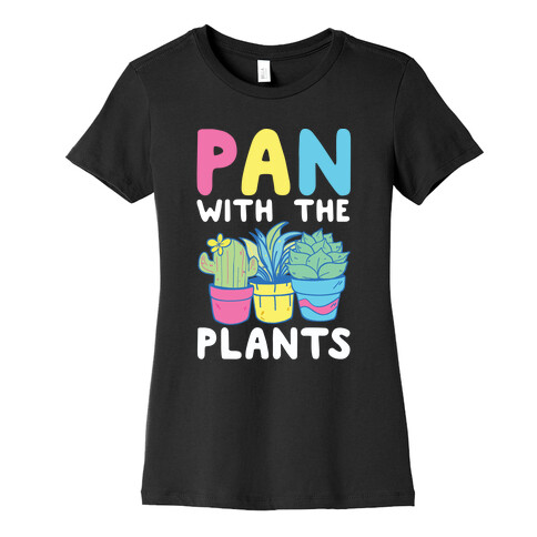 Pan with the Plants Womens T-Shirt